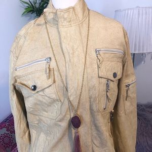 DKNY tan jacket